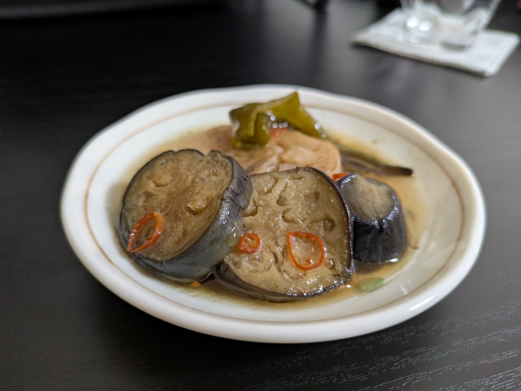 茄子と獅子唐の揚げ浸し